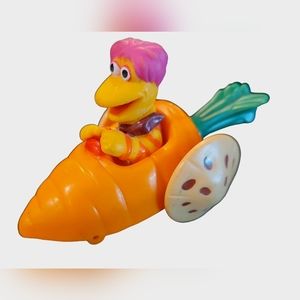 FRAGGLE ROCK VINTAGE 1988 McDONALD'S HAPPY MEAL TOY Carrot CAR.